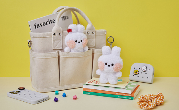 Line Friends Minini Cony Conini Boucle Bag Keychain