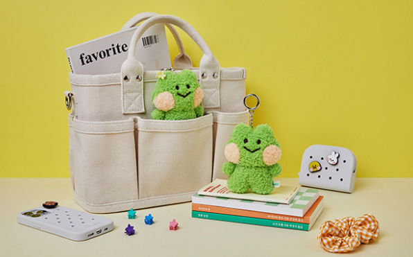 Line Friends Minini Leonard Lenini Boucle Plush Figure Toy Charm