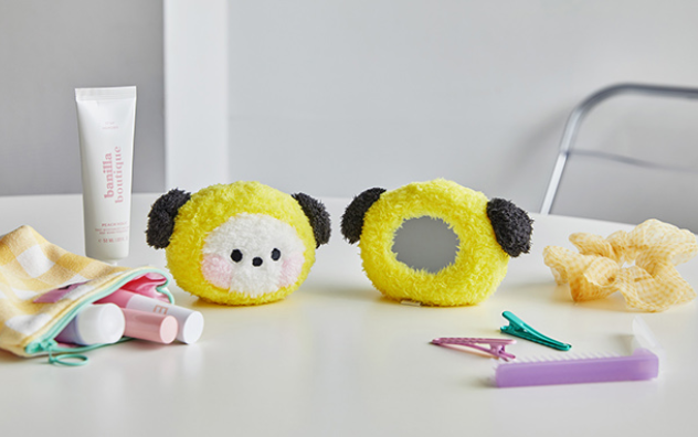 Line Friends BT21 Chimmy Jimin Compact Hand Mirror Merch