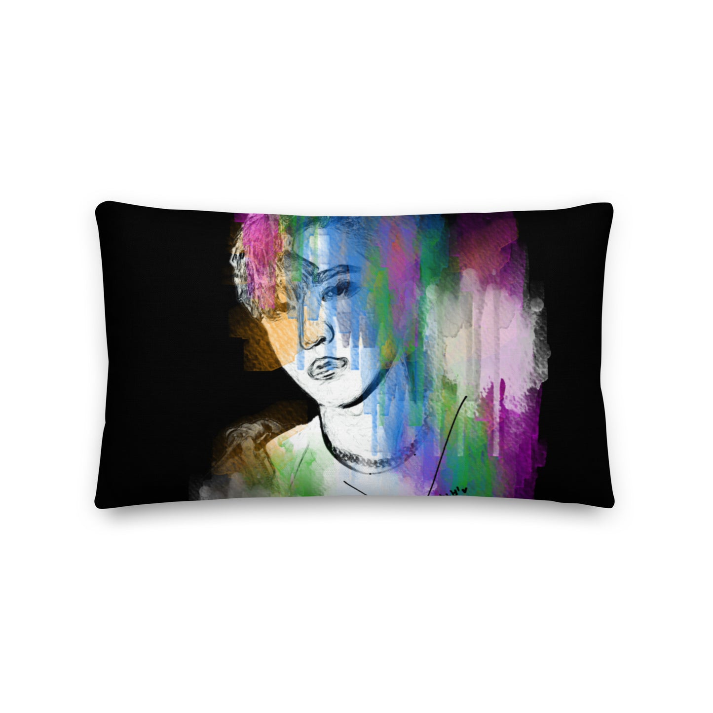 Stray Kids Changbin, Seo Chang-bin Waterpaint Portrait Premium Pillow
