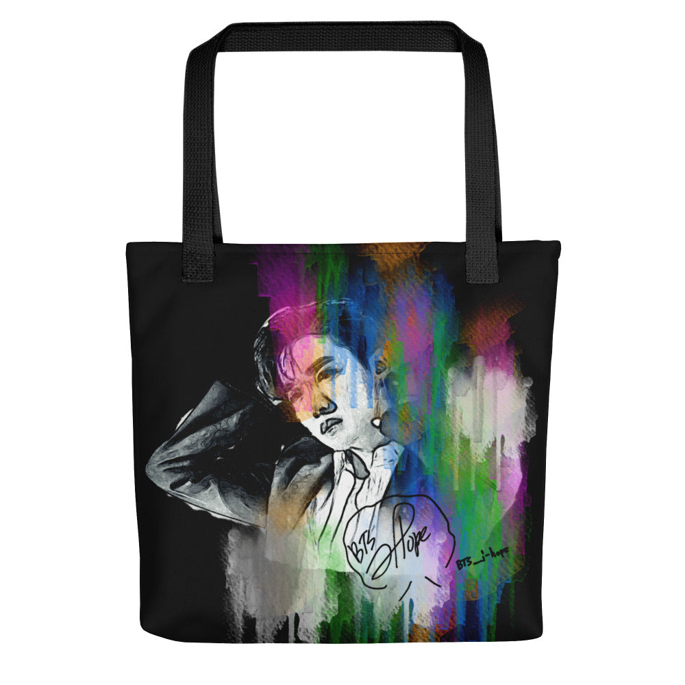 BTS J-Hope, Jung Ho-seok Waterpaint Portrait Tote Bag