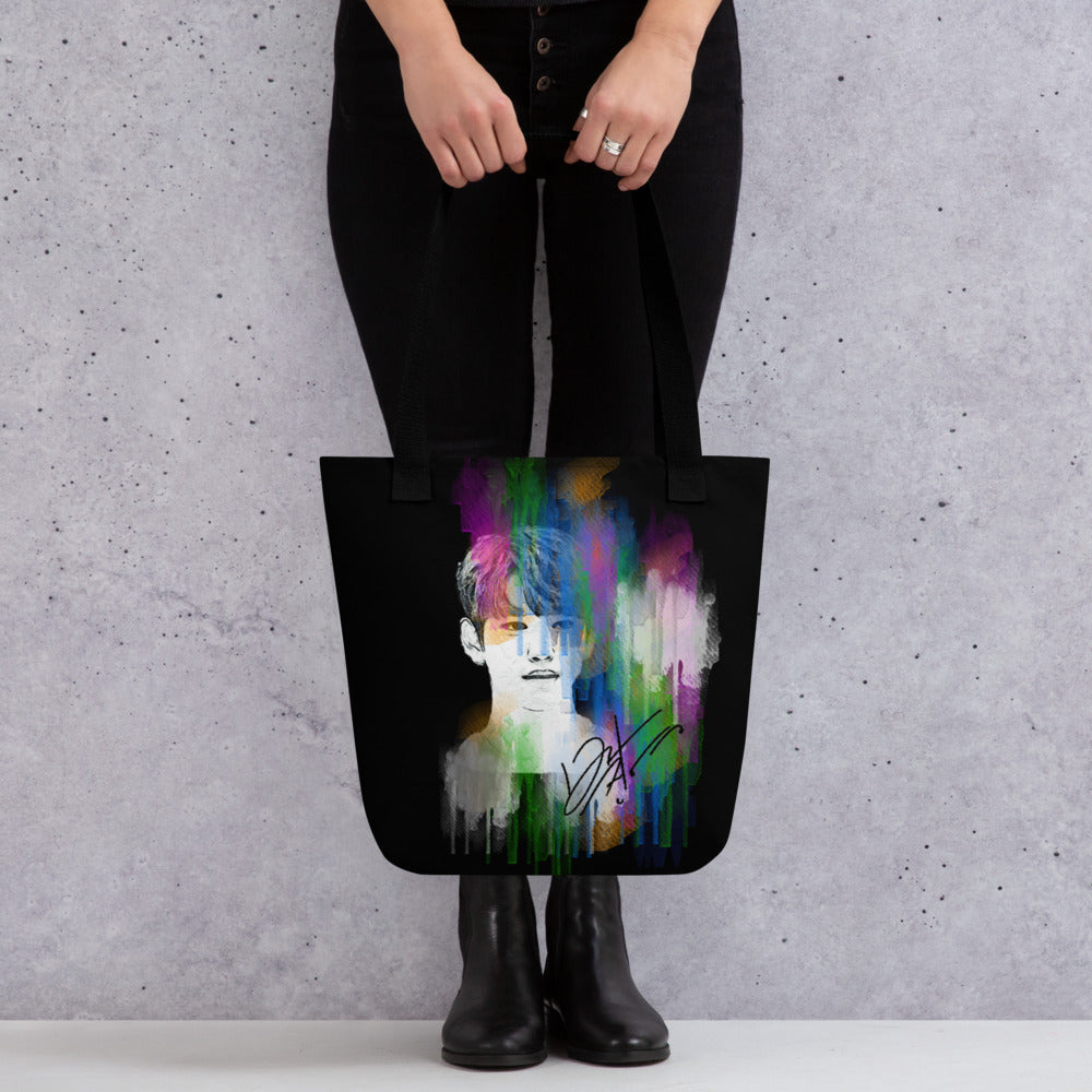 GOT7 Jinyoung, Park Jin-young Waterpaint Portrait Tote Bag