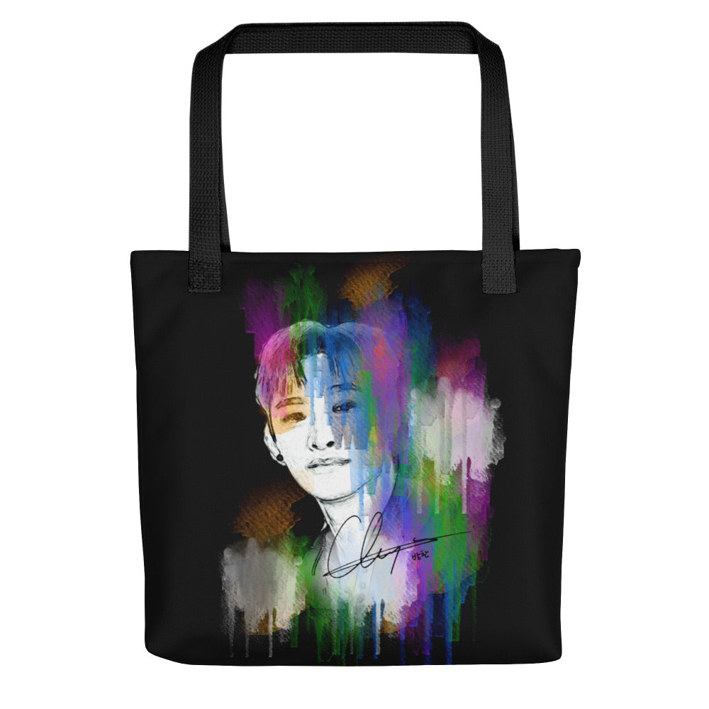 Stray Kids Bang Chan, Christopher Bang Waterpaint Portrait Tote Bag