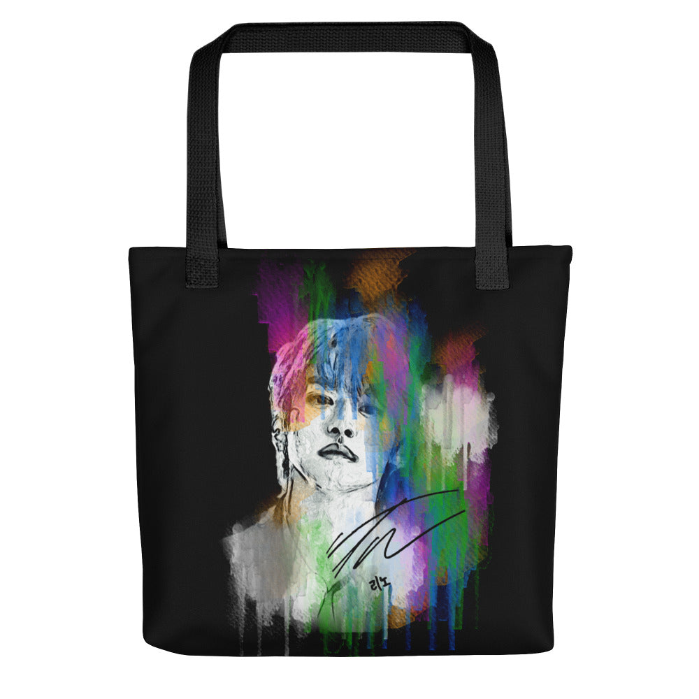 Stray Kids Lee Know, Lee Min-ho Waterpaint Portrait Tote Bag
