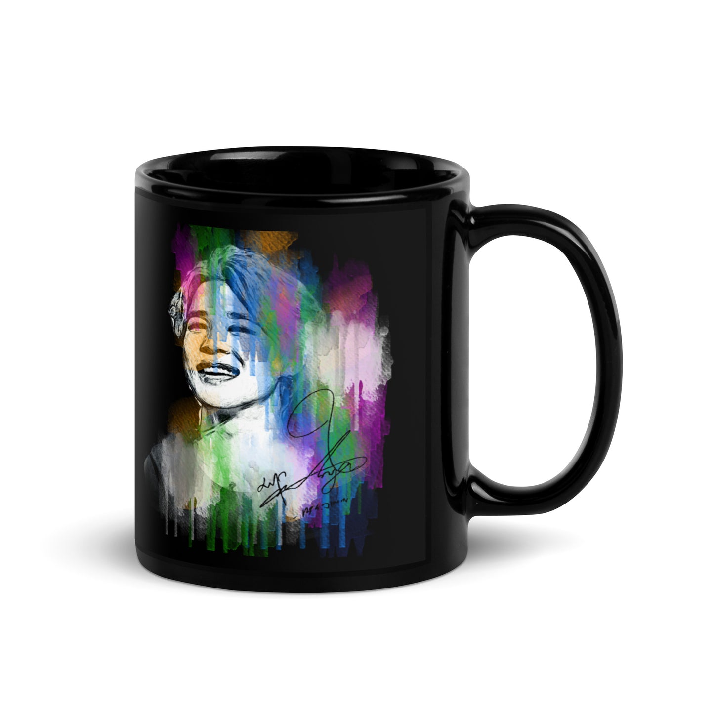 BTS Jimin, Park Ji-min Waterpaint Portrait Ceramic Mug