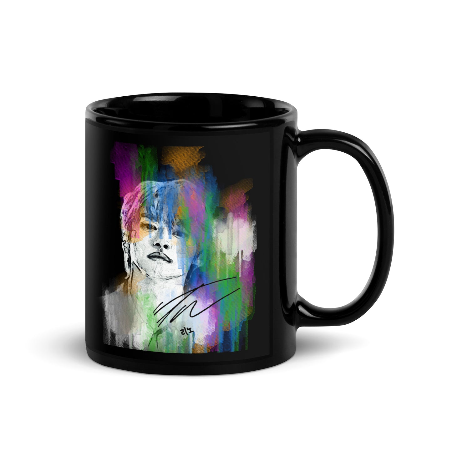 Stray Kids Lee Know, Lee Min-ho Waterpaint Portrait Ceramic Mug