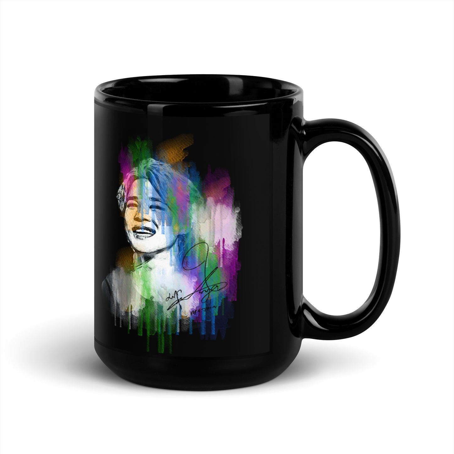BTS Jimin, Park Ji-min Waterpaint Portrait Ceramic Mug