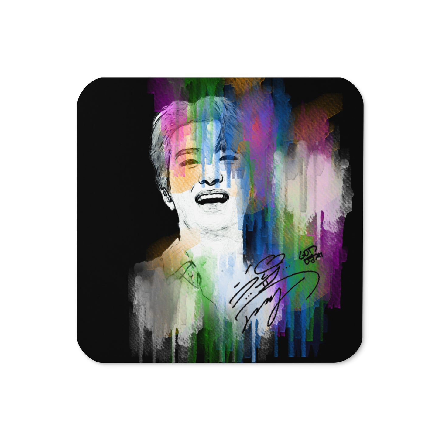 GOT7 Youngjae, Choi Young-jae Waterpaint Portrait Cork Coaster