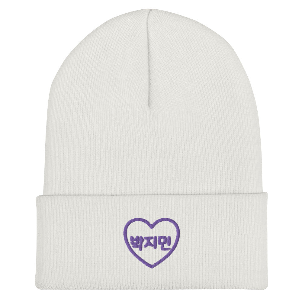 BTS Jimin, Park Ji-min BTS Purple Embroidery Beanie