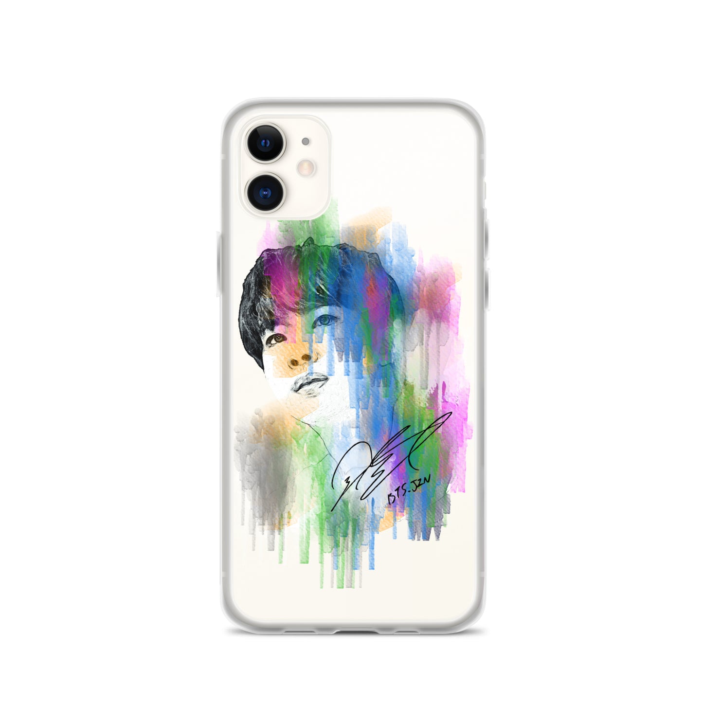 BTS Jin, Kim Seok-jin Waterpaint portrait iPhone Case