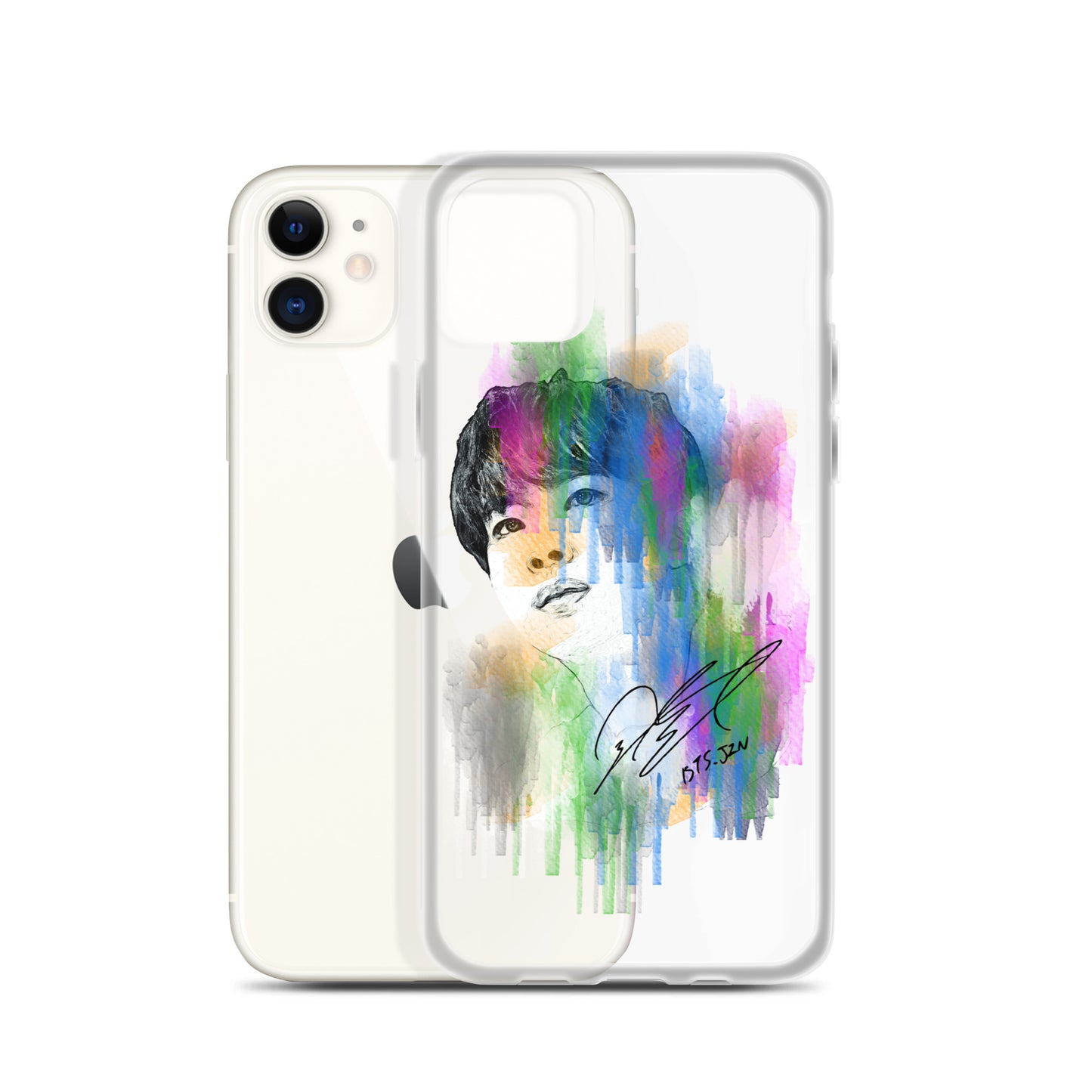 BTS Jin, Kim Seok-jin Waterpaint portrait iPhone Case