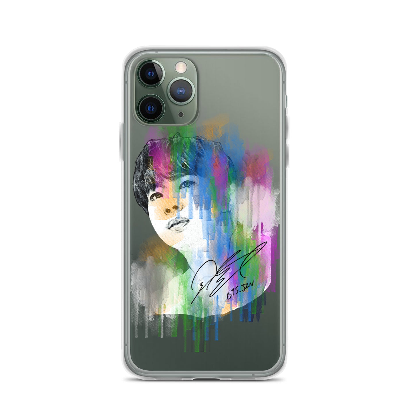 BTS Jin, Kim Seok-jin Waterpaint portrait iPhone Case