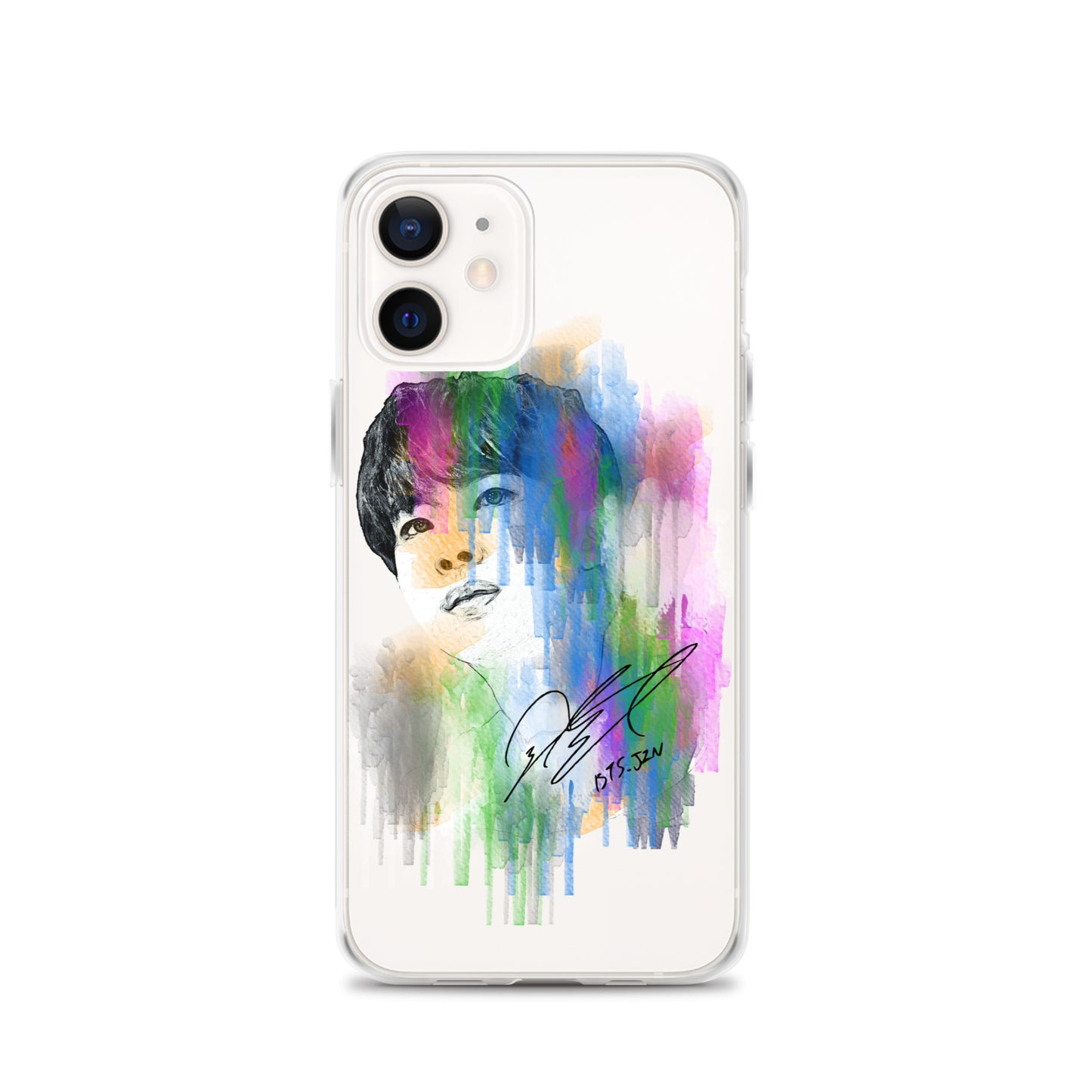 BTS Jin, Kim Seok-jin Waterpaint portrait iPhone Case