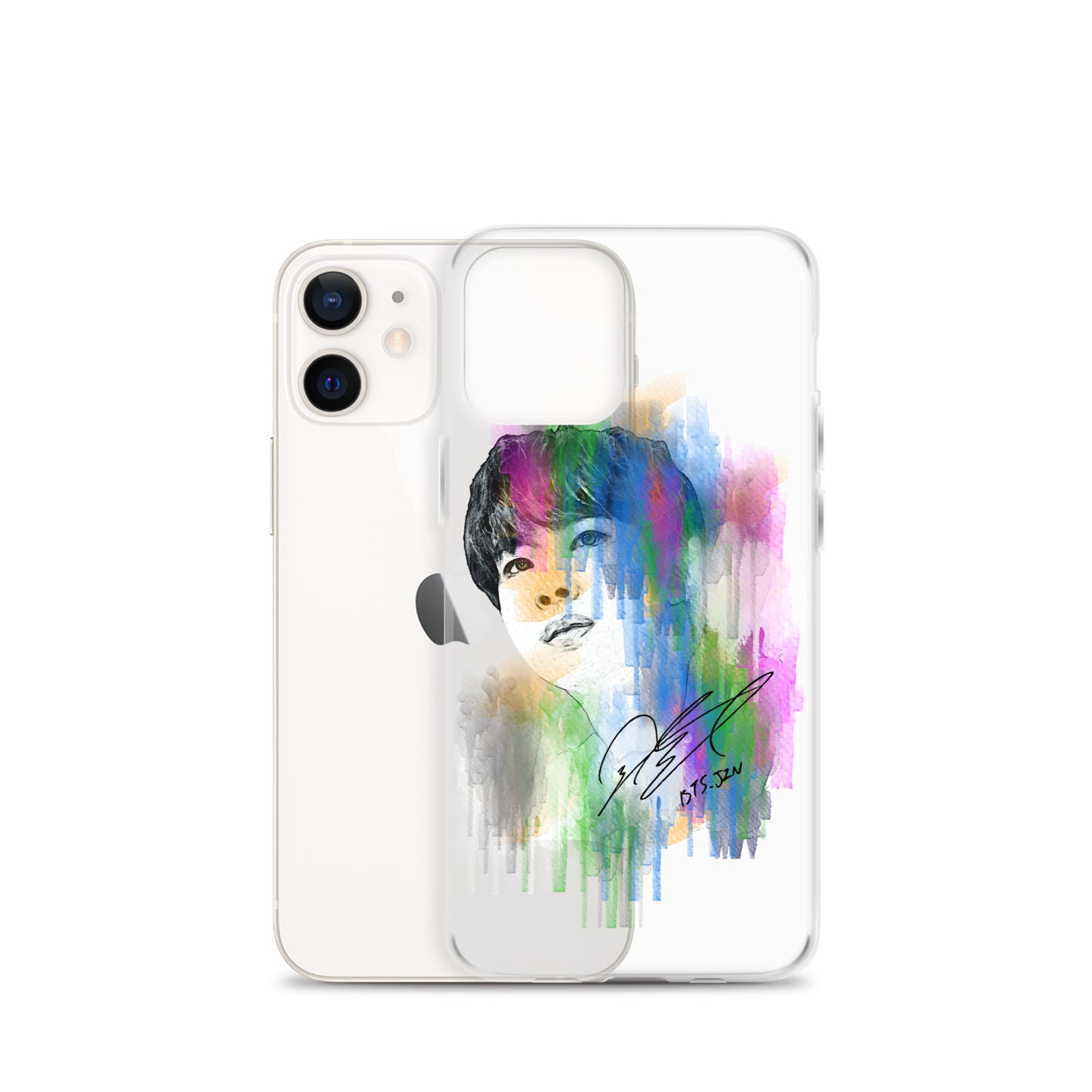 BTS Jin, Kim Seok-jin Waterpaint portrait iPhone Case