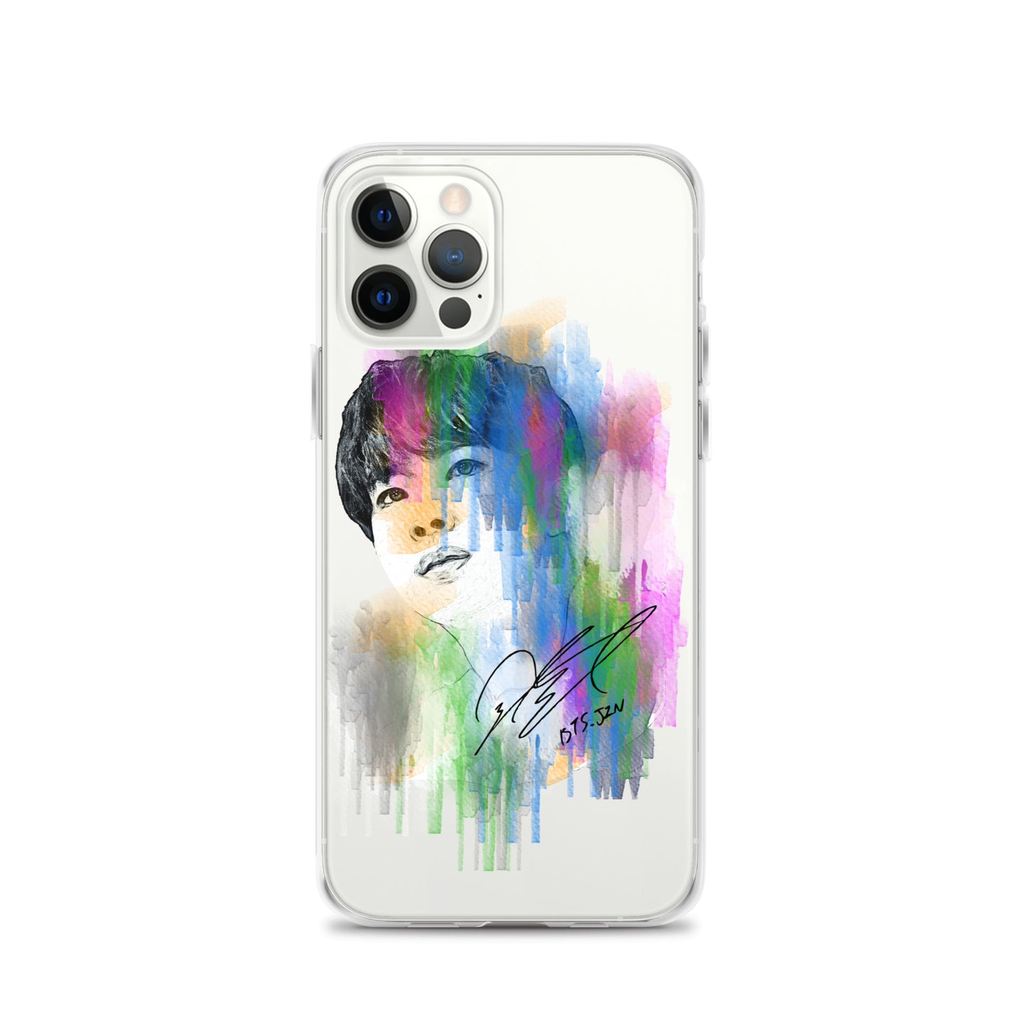 BTS Jin, Kim Seok-jin Waterpaint portrait iPhone Case