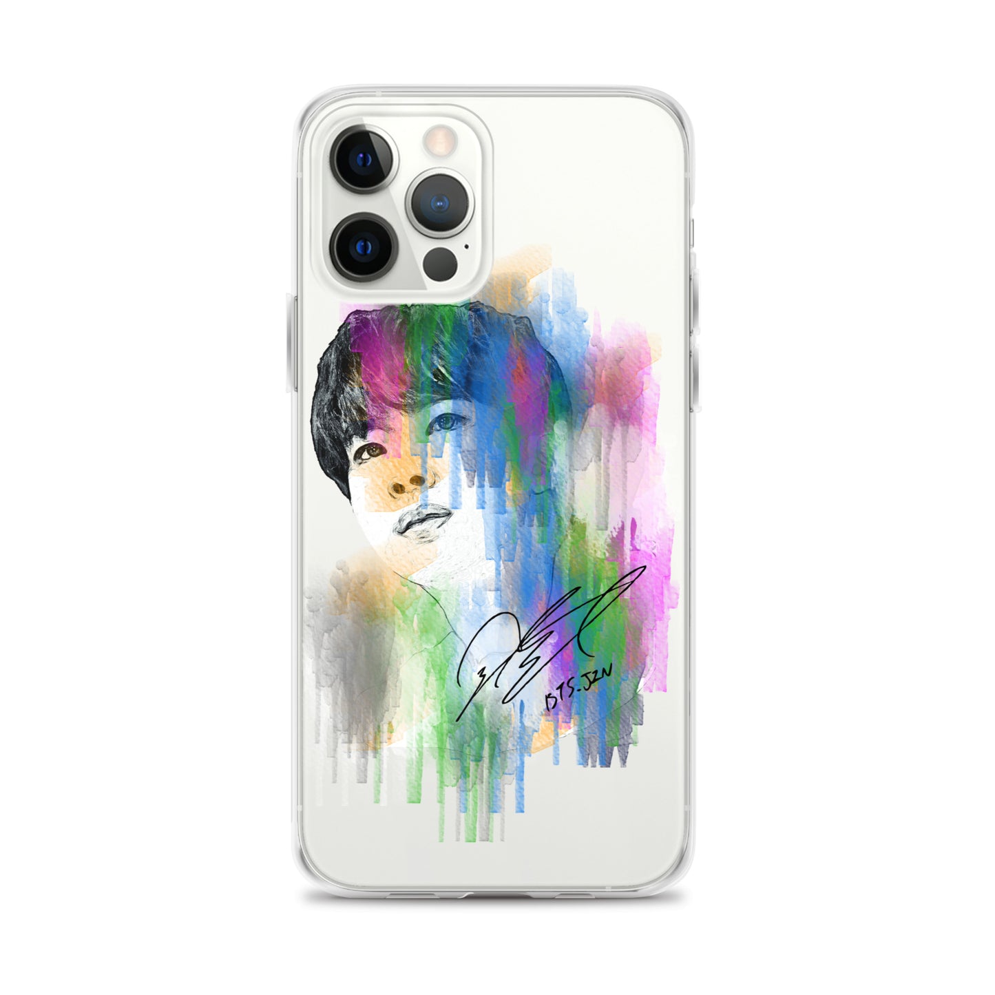 BTS Jin, Kim Seok-jin Waterpaint portrait iPhone Case