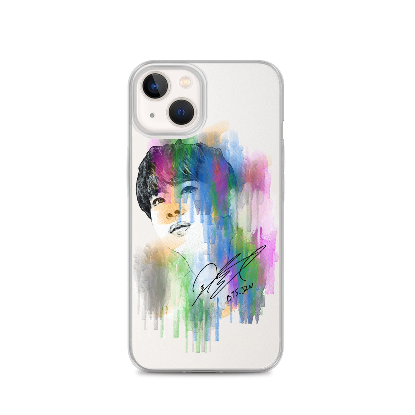BTS Jin, Kim Seok-jin Waterpaint portrait iPhone Case
