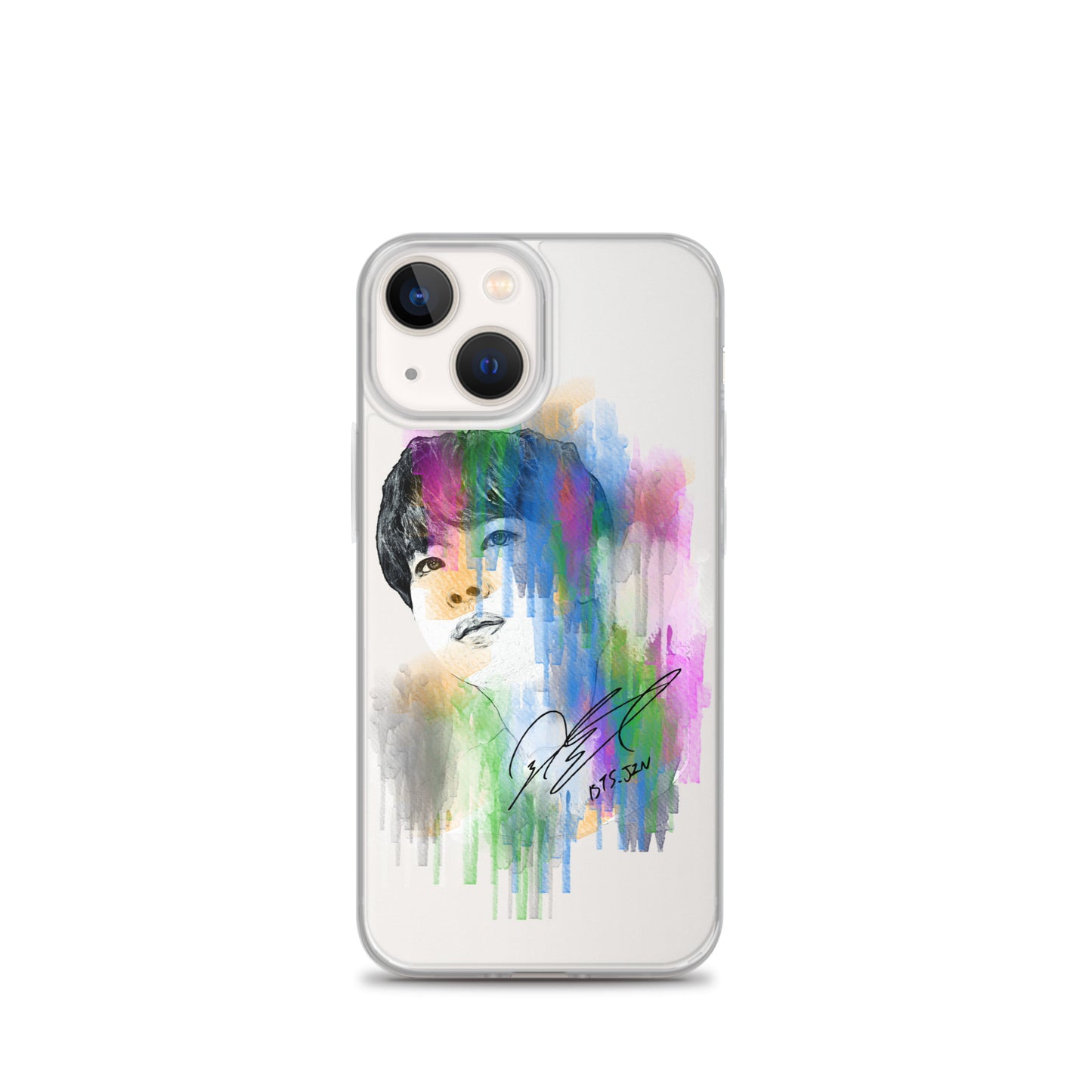 BTS Jin, Kim Seok-jin Waterpaint portrait iPhone Case