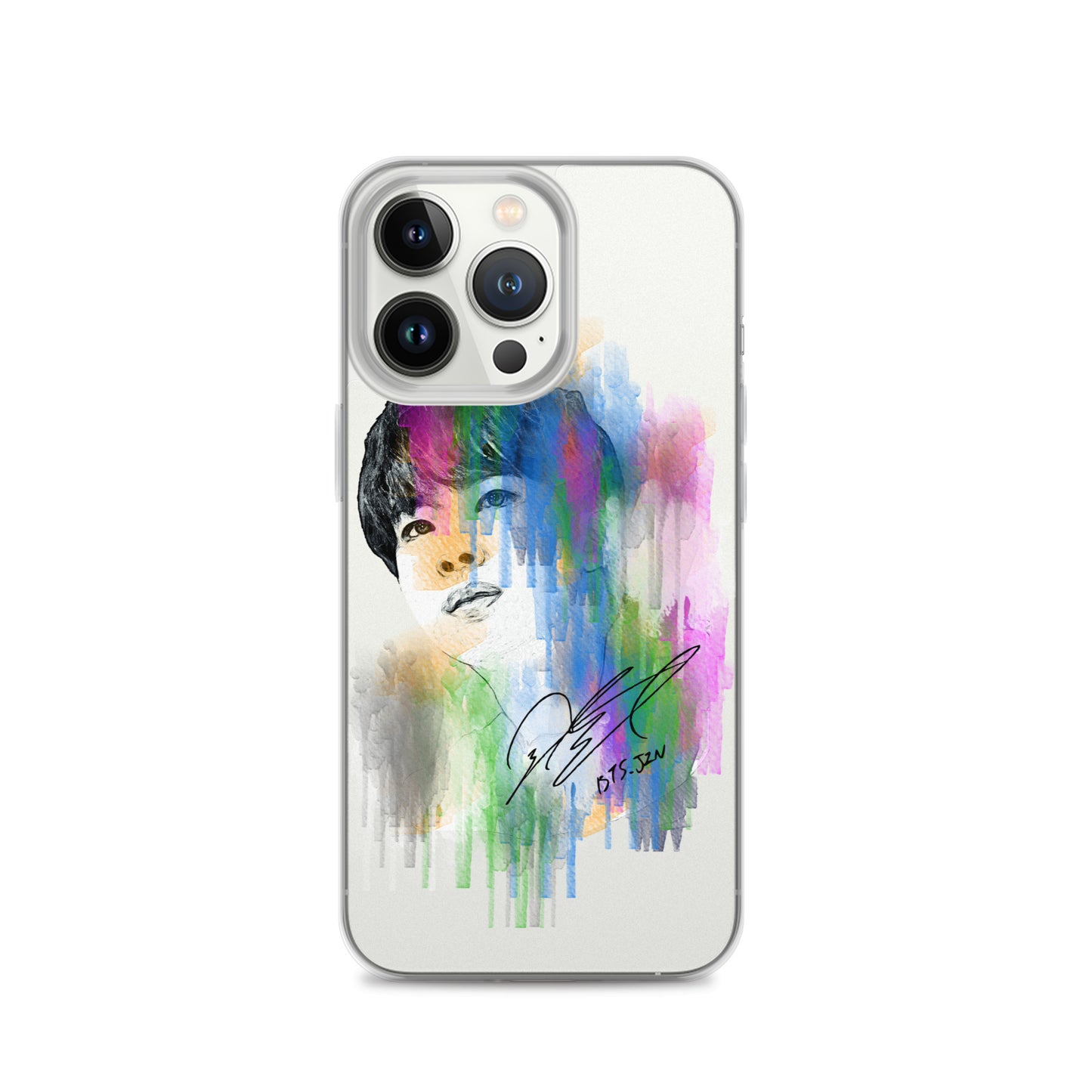BTS Jin, Kim Seok-jin Waterpaint portrait iPhone Case