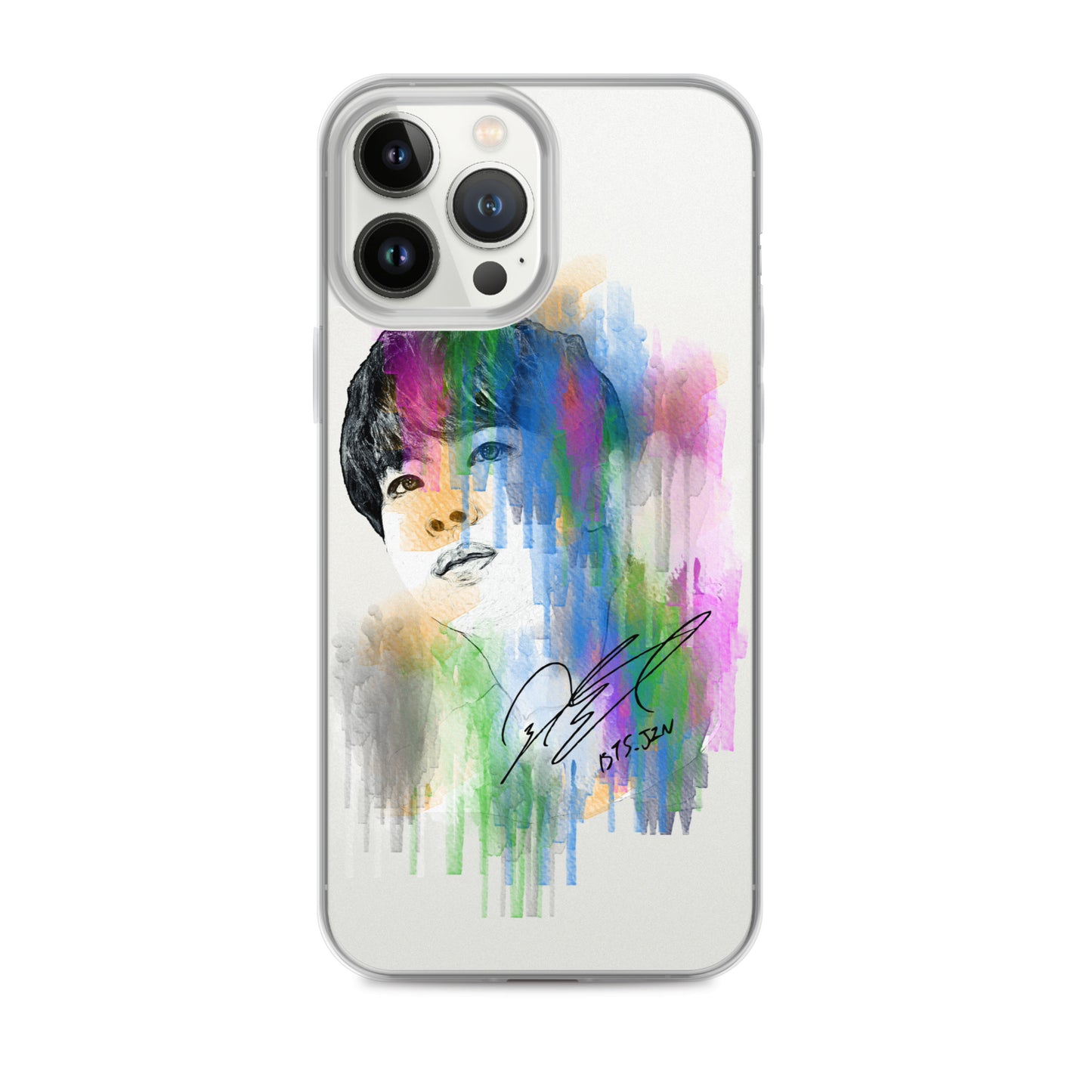 BTS Jin, Kim Seok-jin Waterpaint portrait iPhone Case