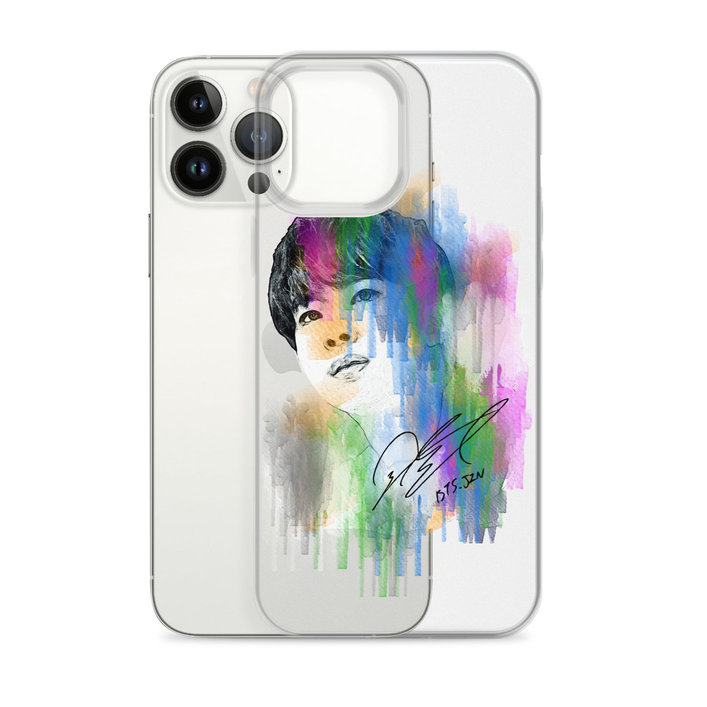 BTS Jin, Kim Seok-jin Waterpaint portrait iPhone Case