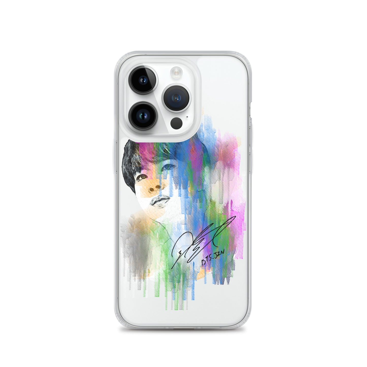 BTS Jin, Kim Seok-jin Waterpaint portrait iPhone Case