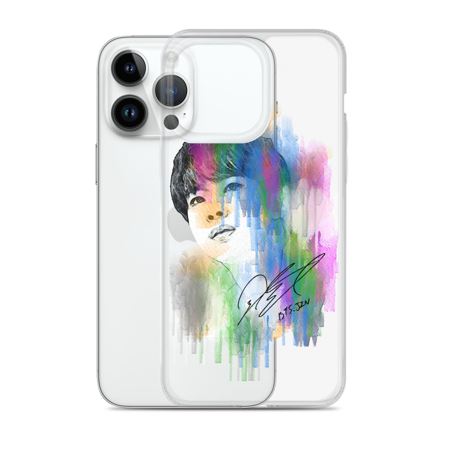 BTS Jin, Kim Seok-jin Waterpaint portrait iPhone Case