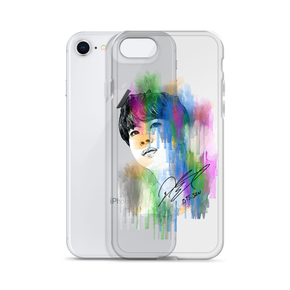 BTS Jin, Kim Seok-jin Waterpaint portrait iPhone Case