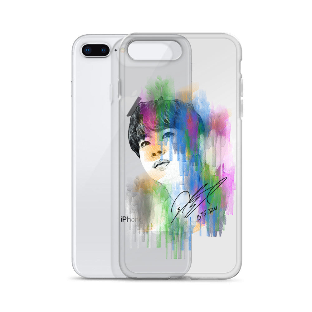 BTS Jin, Kim Seok-jin Waterpaint portrait iPhone Case