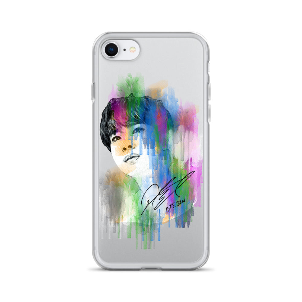 BTS Jin, Kim Seok-jin Waterpaint portrait iPhone Case