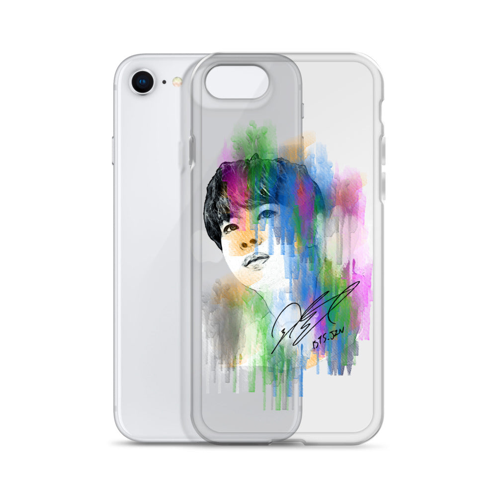 BTS Jin, Kim Seok-jin Waterpaint portrait iPhone Case
