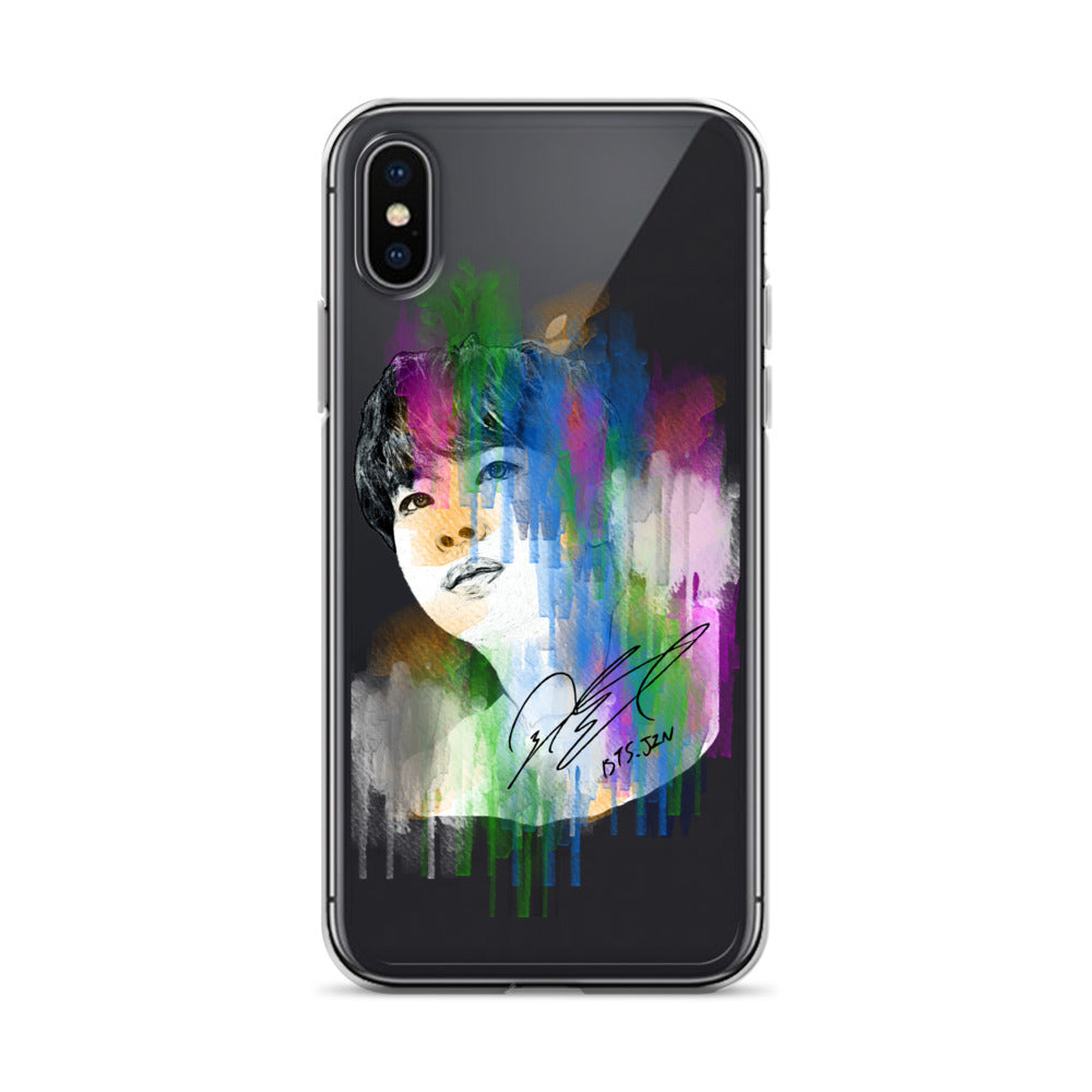 BTS Jin, Kim Seok-jin Waterpaint portrait iPhone Case