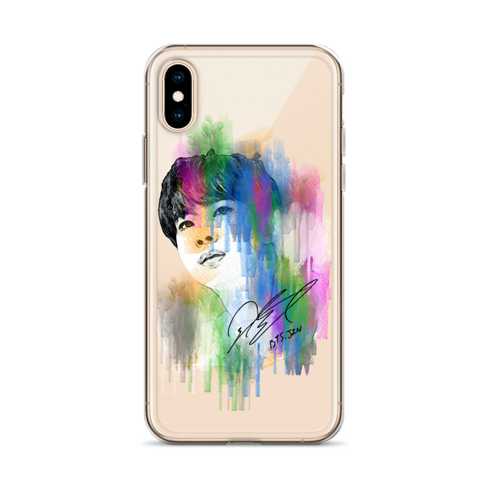BTS Jin, Kim Seok-jin Waterpaint portrait iPhone Case