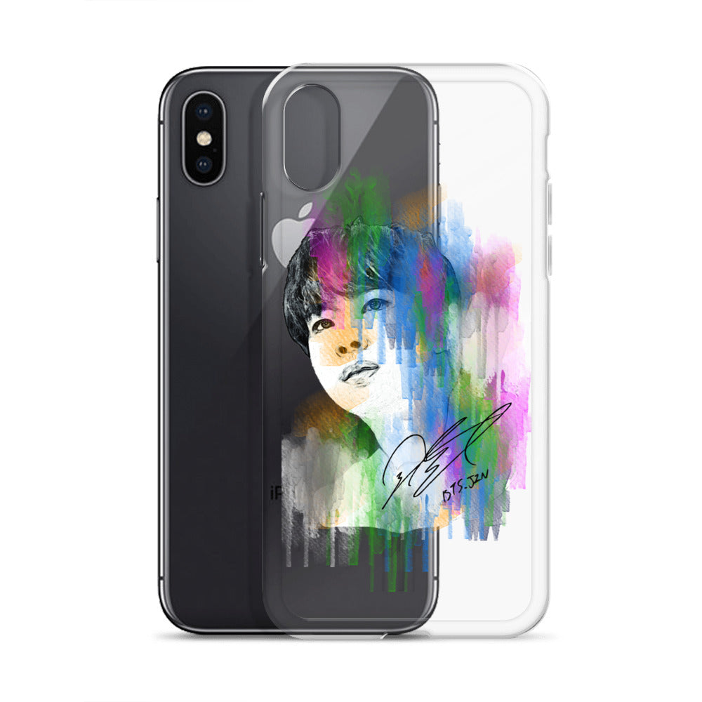 BTS Jin, Kim Seok-jin Waterpaint portrait iPhone Case