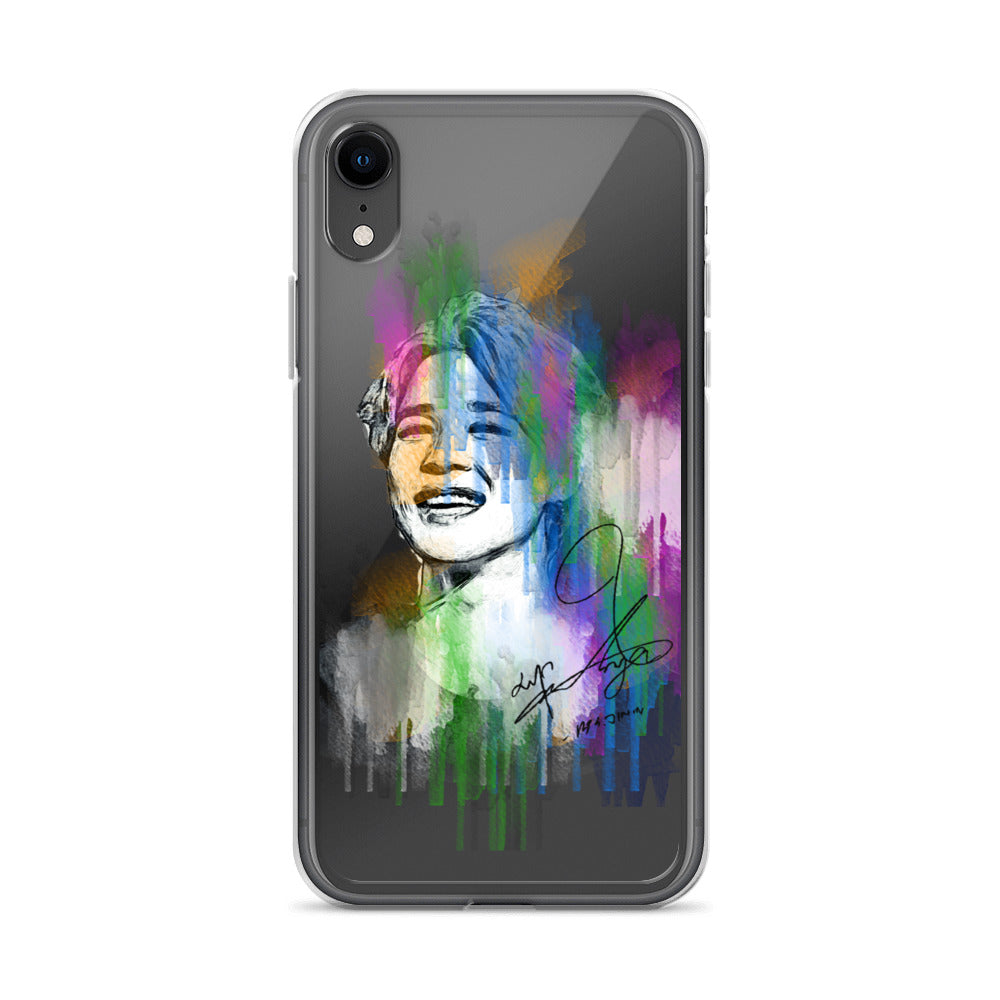 BTS Jimin, Park Ji-min Waterpaint portrait iPhone Case