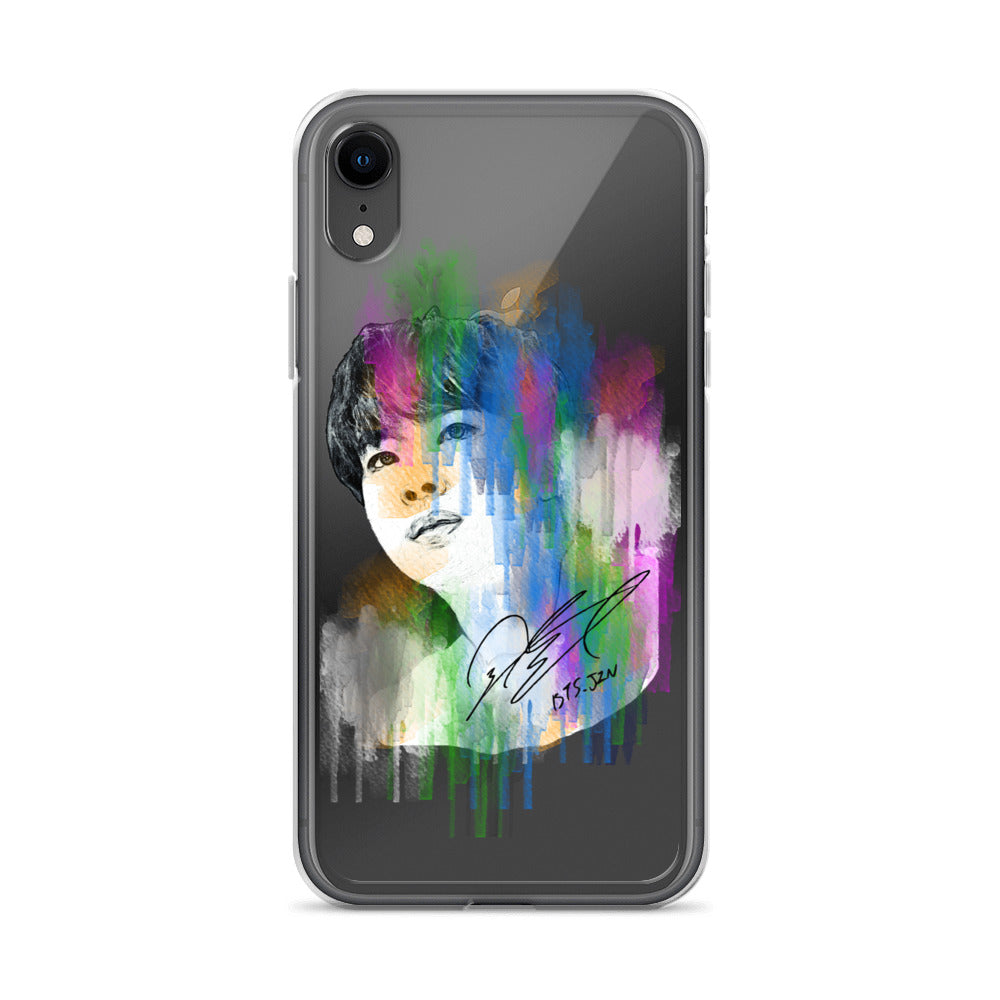 BTS Jin, Kim Seok-jin Waterpaint portrait iPhone Case