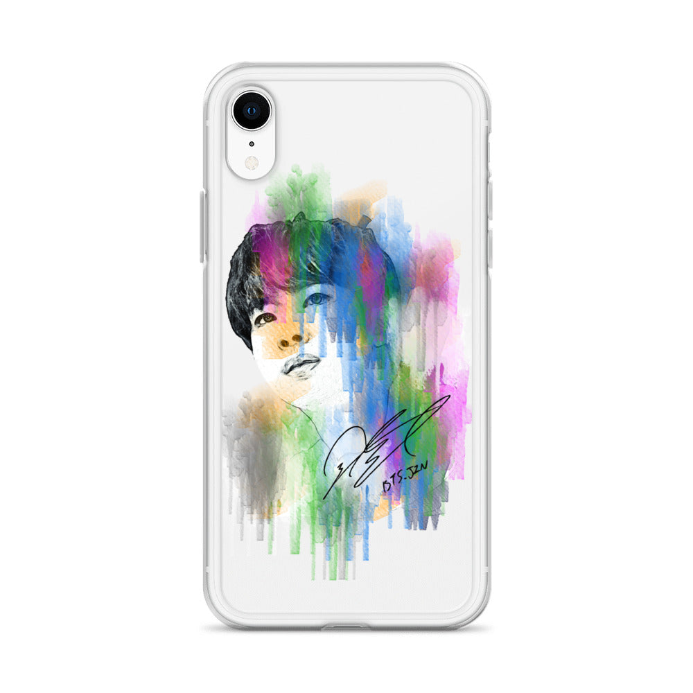 BTS Jin, Kim Seok-jin Waterpaint portrait iPhone Case