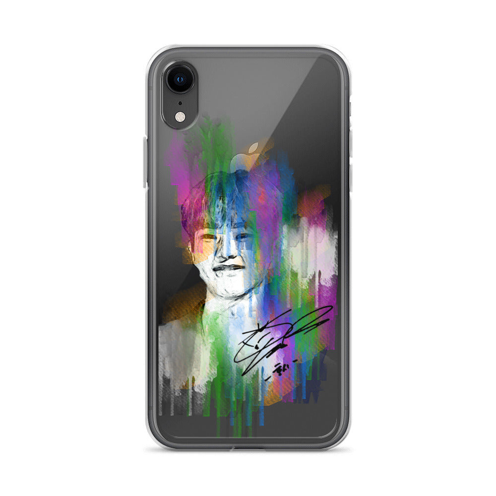 SEVENTEEN Hoshi, Kwon Soon-young Waterpaint Portrait iPhone Case