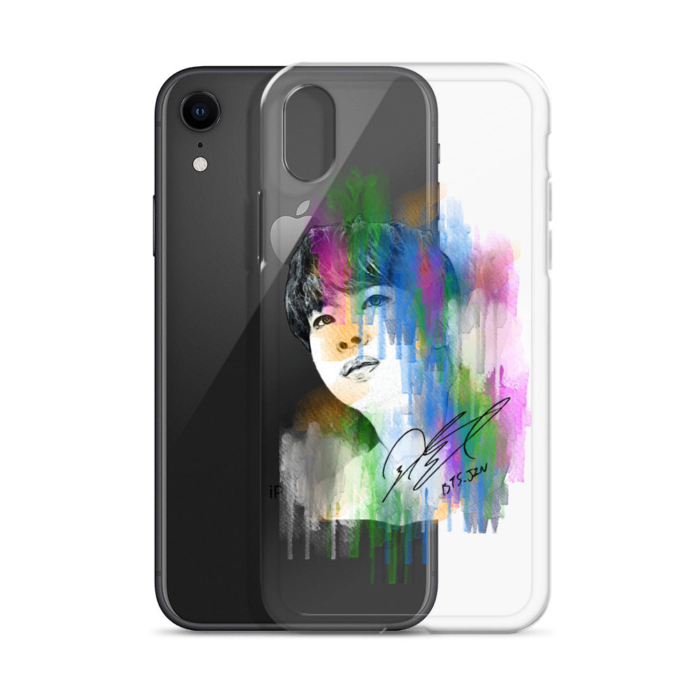 BTS Jin, Kim Seok-jin Waterpaint portrait iPhone Case