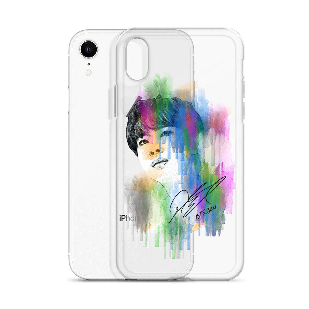 BTS Jin, Kim Seok-jin Waterpaint portrait iPhone Case