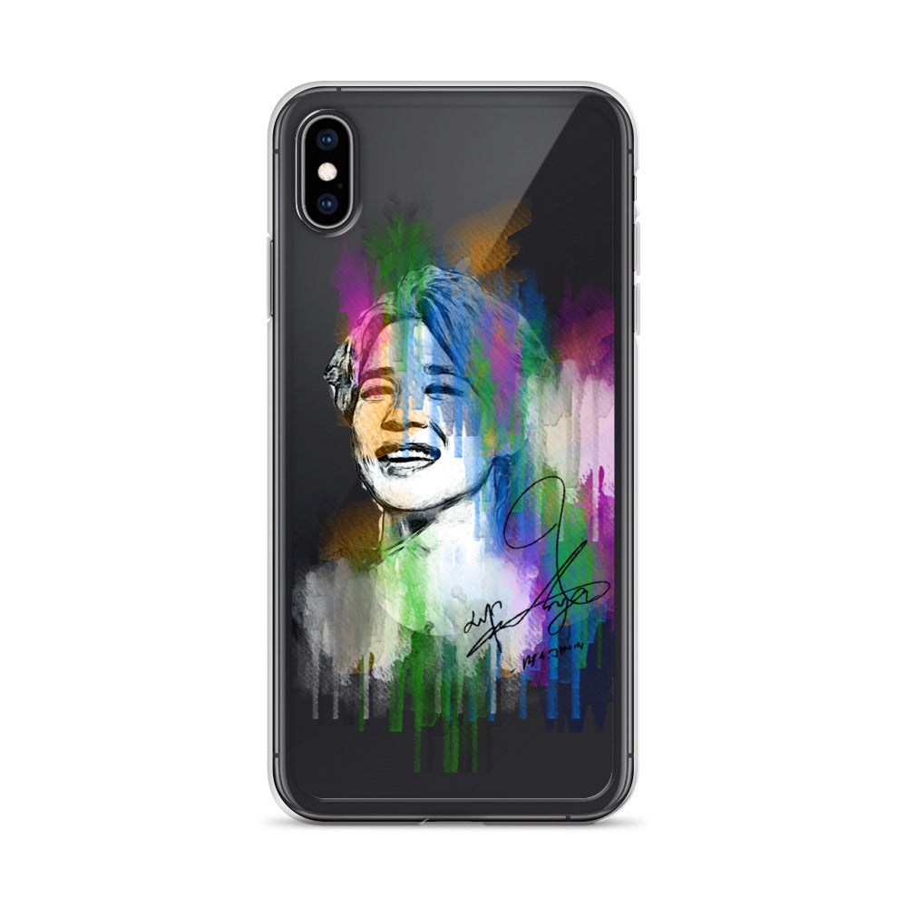 BTS Jimin, Park Ji-min Waterpaint portrait iPhone Case