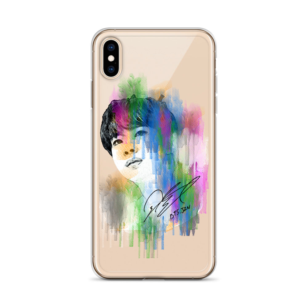 BTS Jin, Kim Seok-jin Waterpaint portrait iPhone Case