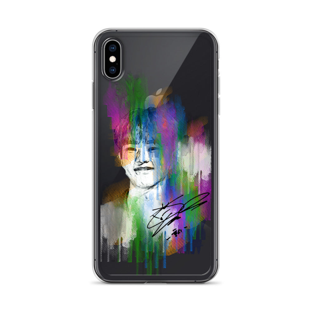 SEVENTEEN Hoshi, Kwon Soon-young Waterpaint Portrait iPhone Case