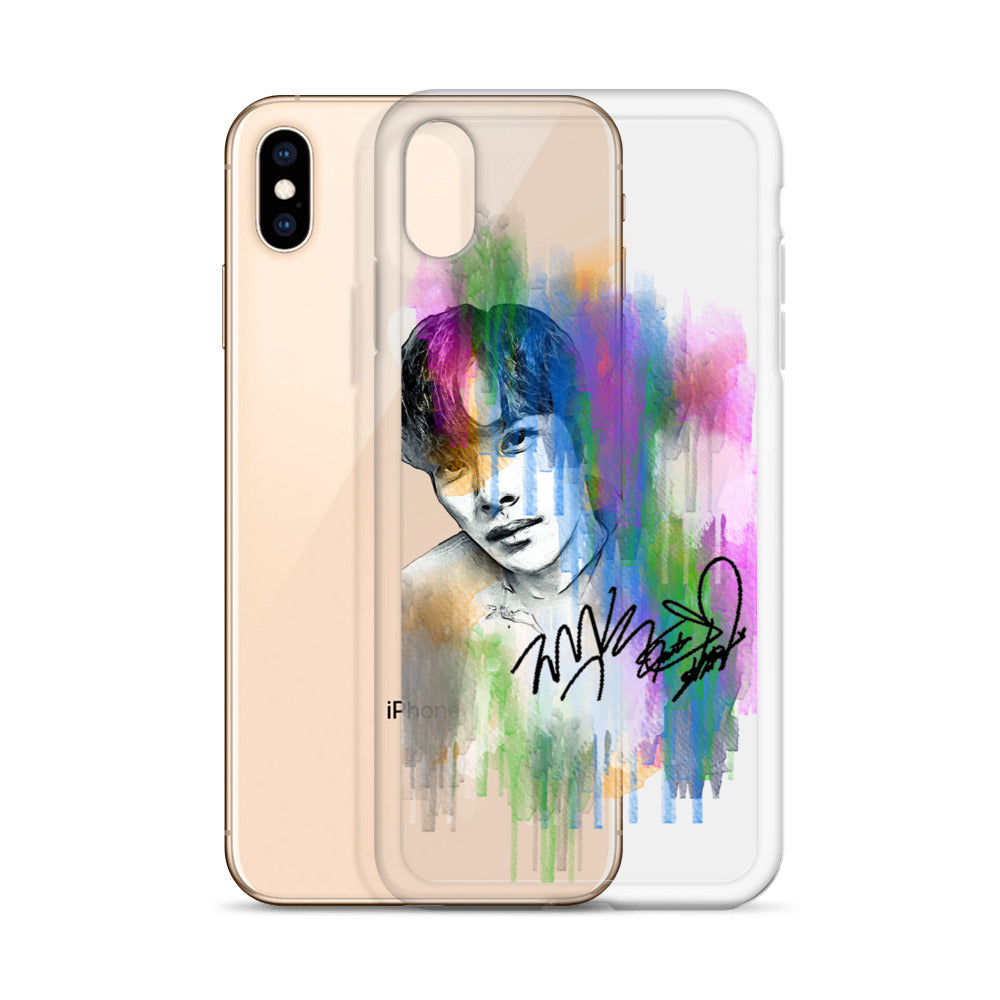 GOT7 Jackson, Jackson Wang Waterpaint Portrait iPhone Case