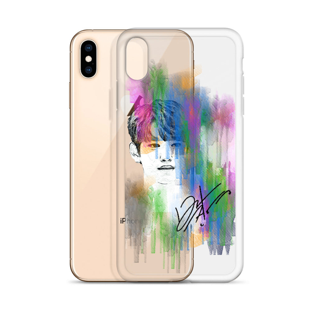 GOT7 Jinyoung, Park Jin-young Waterpaint Portrait iPhone Case