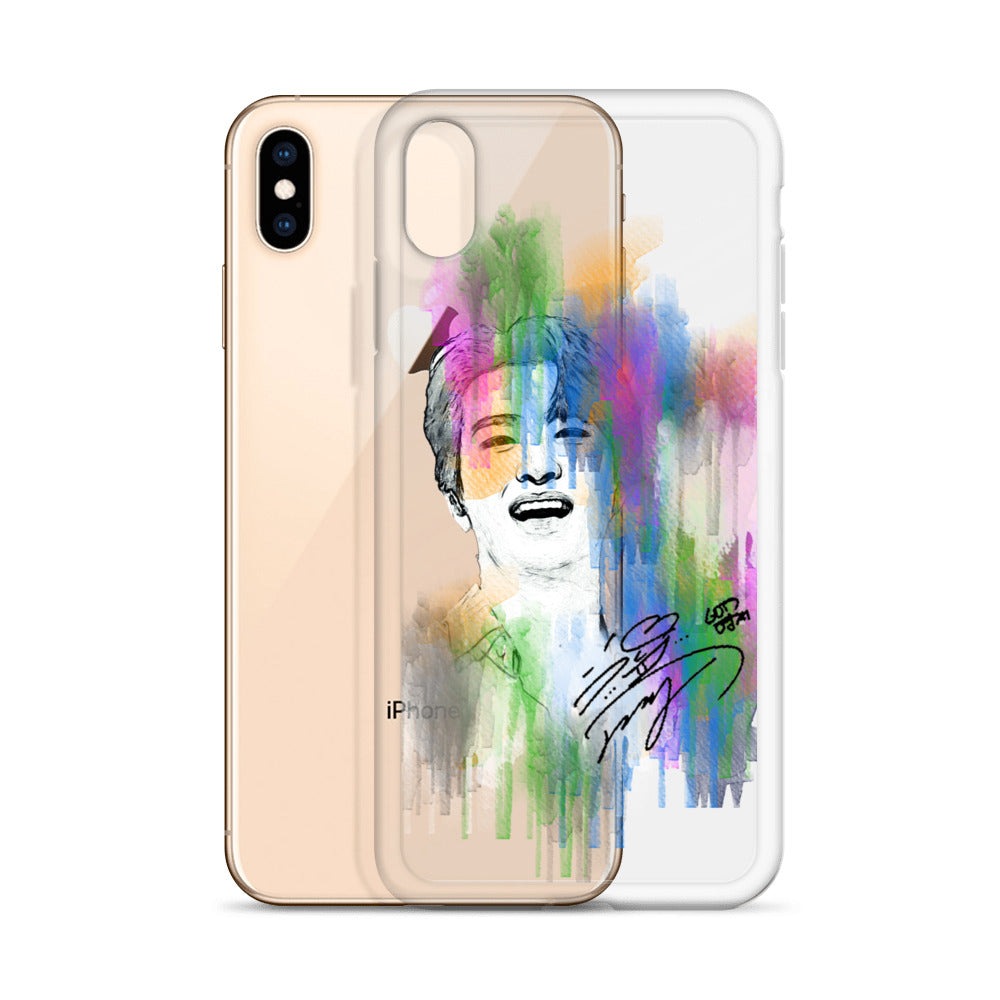 GOT7 Youngjae, Choi Young-jae Waterpaint Portrait iPhone Case
