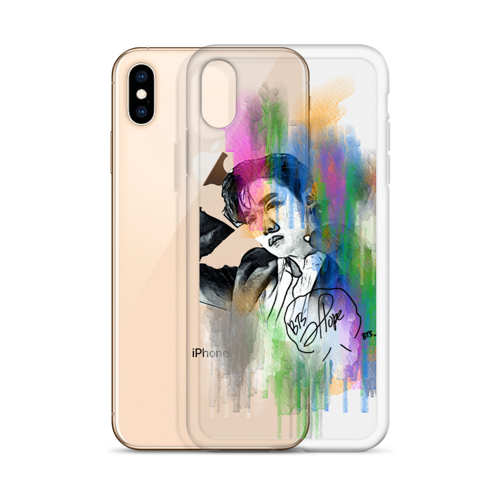 BTS J-Hope, Jung Ho-seok Waterpaint portrait iPhone Case