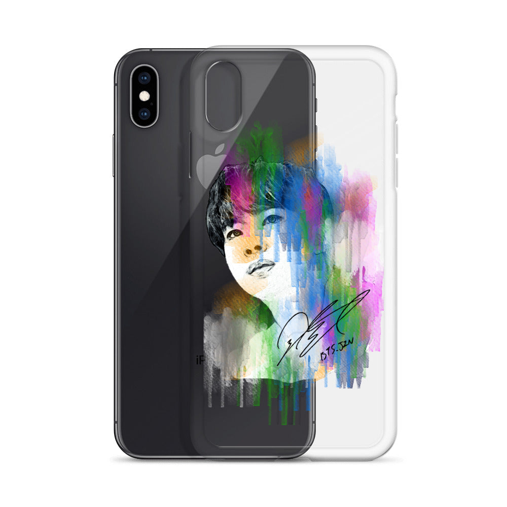 BTS Jin, Kim Seok-jin Waterpaint portrait iPhone Case