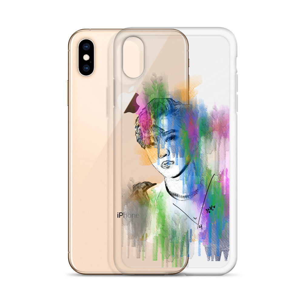 Stray Kids Changbin, Seo Chang-bin Waterpaint Portrait iPhone Case