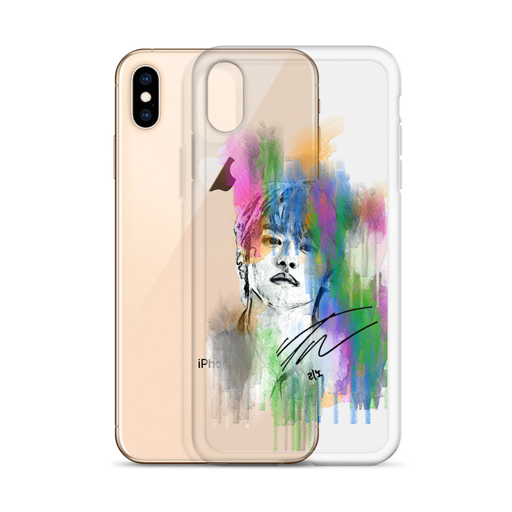 Stray Kids Lee Know, Lee Min-ho Waterpaint Portrait iPhone Case